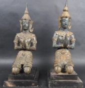 PAIR OF 19TH CENTURY CHINESE THAI FIGURINES