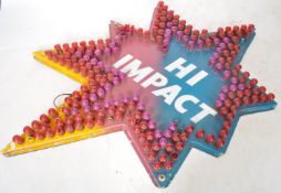 HIGH IMPACT - VINTAGE FAIRGROUND LIGHT UP DISPLAY SIGN