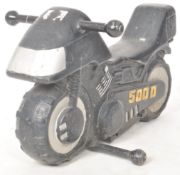 WICKSTEED 5000 - VINTAGE BLACK METAL MUNICIPAL MOTORBIKE