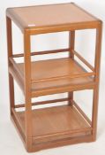 RETRO MID CENTURY DANISH TEAK UPRIGHT BOOKCASE WHATNOT