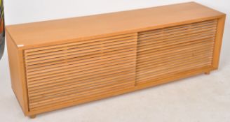 CONTEMPORARY DESIGNER BLONDE OAK SIDEBOARD
