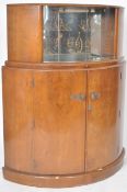 VINTAGE ART DECO WALNUT COCKTAIL DRINK CABINET