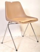 ROBIN DAY FOR HILLE - RETRO FORMED PLASTIC DESK / SIDE CHAIR