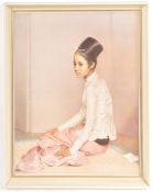SIR GERALD KELLY - THE BURMESE PRINCESS SAW HON NYUN PRINT