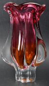 JOSEF HOSPODKA FOR CHRIBSKA UNION - STUDIO GLASS VASE