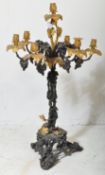 20TH CENTURY ITALIAN ORMOLU BRONZE CANDELABRA