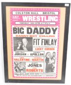 VINTAGE LOCAL INTEREST COLSTON HALL WRESTLING