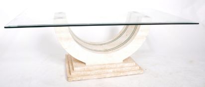 MAITLAND SMITH - 80s ART DECO STYLE COFFEE TABLE