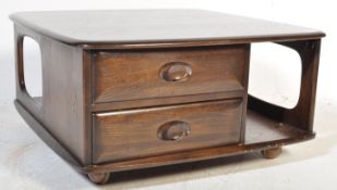ERCOL - PANDORA SOLID ELM COFFEE TABLE