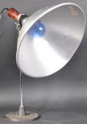 VINTAGE HAND HELD LIGHT MOUNTED ON STAND