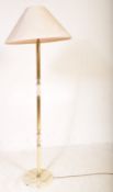 RETRO 1980s ONYX AND BRASS FREE STANDING LAMP LIGHT