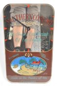 SOUTHERN COMFORT - VINTAGE PUB ADVERTISING CLOCK MIRROR