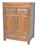 EARLY 20TH CENTURY CHINESE HARDWOOD CUPBOARD