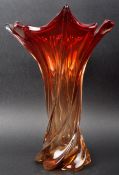 LARGE MID CENTURY 1960s MURANO STUDIO ART GLASS VASE