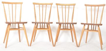 ERCOL - MODEL 391 ALL PURPOSE CHAIR - MATCHING SET OF FOUR