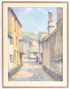 FRANK GEORGE TROTT (B.1884) NEWLYN SCHOOL OIL SCENE