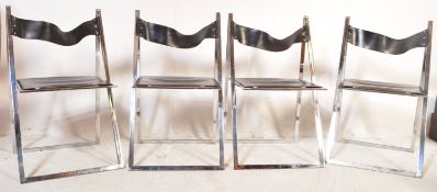 VONO LUBKE - MATCHING SET OF FOUR GERMAN FOLDING CHAIRS