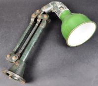 MEK-KLEK - VINTAGE INDUSTRIAL FACTORY ANGLEPOISE DESK LAMP