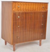 RETRO MID 20TH CENTURY WALNUT CHEST OF DRAWERS