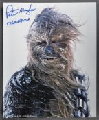 STAR WARS - PETER MAYHEW (1944-2019) - AUTOGRAPHED 8X10