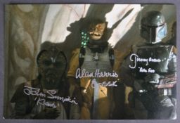 STAR WARS - BOUNTY HUNTERS - AUTOGRAPHED 8X12