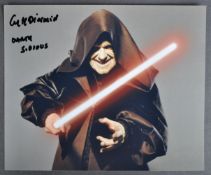 STAR WARS - IAN MCDIARMID (EMPEROR) - AUTOGRAPHED 8X10