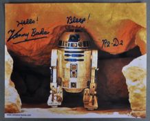 STAR WARS - KENNY BAKER (1934-2016) -SIGNED 8X10