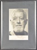 SIR ALEC GUINNESS (1914-2000) - SCARCE STAR WARS AUTOGRAPH