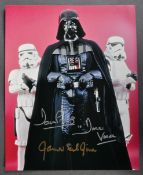 STAR WARS - DARTH VADER - PROWSE & EARL JONES SIGNED 8X10