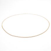 HALLMARKED 9CT GOLD CURB LINK CHAIN NECKLACE