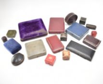 COLLECTION OF ANTIQUE JEWELLERY BOXES