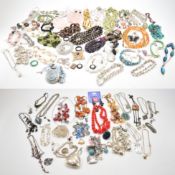 ASSORTMENT OF COSTUME JEWELLERY