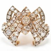 FRENCH CHAUMET PARIS DIAMOND BROOCH CLIP