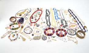COLLECTION OF COSTUME JEWELLERY