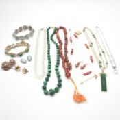 COLLECTION OF VINTAGE COSTUME JEWELLERY