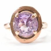 EGYPTIAN GOLD & AMETHYST DRESS RING