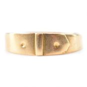 ANTIQUE 18CT GOLD BUCKLE RING