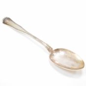 ANTIQUE 20TH CENTURY DANISH SILVER SERVING SPOON