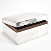 ANTIQUE WALKER & HALL SILVER HALLMARKED DESK TOP BOX