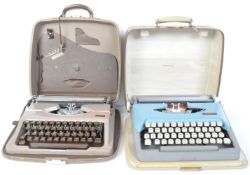 TWO VINTAGE TYPEWRITERS - ROYAL CHALLENGE & PILOT