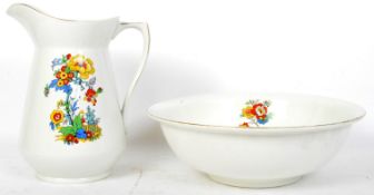 A VINTAGE 20TH CENTURY CERAMIC WASH SET