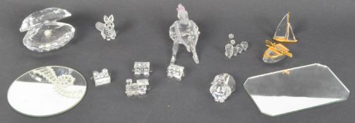 COLLECTION OF VINTAGE 20TH CENTURY SWAROVSKI CRYSTAL ORNAMENTS