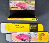 THUNDERBIRDS - DINKY TOYS 100 FAB 1 AUTOGRAPHED MODEL BOX