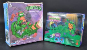 TEENAGE MUTANT NINJA TURTLES - TWO BOXED PLAYMATES TMNT PLAYSETS