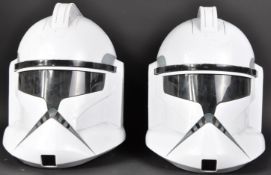 STAR WARS - TWO HASBRO STORMTROOPER HELMETS