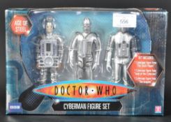 DOCTOR WHO - CHARACTER OPTIONS - AGE OF STEEL CYBERMAN FIGURE SET