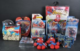 COLLECTION OF ASSORTED SUPERMAN & BATMAN PLAYSET ACTION FIGURES