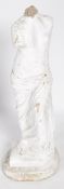20TH CENTURY RECONSTITUTED STONE FIGURE OF VENUS DE MILO
