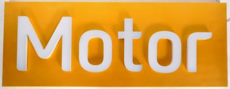 MOTOR - CONTEMPORARY POINT OF SALE SHOWROOM LIGHT SIGN