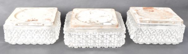 GLASHUTTE LIMBURG - THREE MID CENTURY CEILING LIGHTS